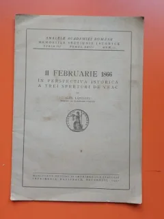 11 februarie 1866 din perspectiva istorica a trei sferturi de veac - Alex. Lepadatu