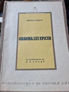 Anatole France - Gradina lui Epicur