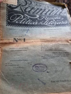 Ramuri - Revista Politica si Literara Nr. 1 1920