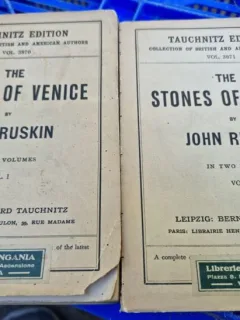 John Ruskin - The Stones of Venice Vol I si II