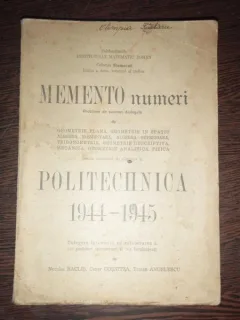 MEMENTO NUMERI - NECULAI RACLIS