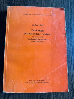 Terminologia portului popular romanesc - Zamfira Mihail (cu dedicatie)