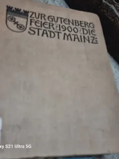 Zur Gutenberg Feier 1900 Die Stadt