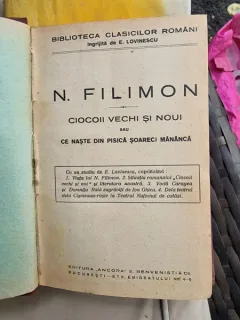 Nicolae Filimon - Ciocoii vechi si noi sau ce naste din pisica soareci mananca