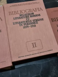 Bibliografia Relatiilor Literaturii Romane cu Literaturile Straine in Periodice, vol.1-3