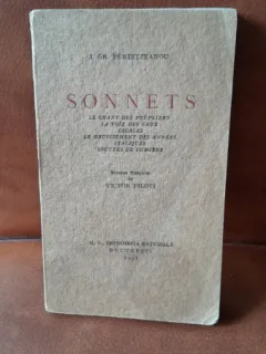 Sonnets - I.Gr. Peritzeanou, carte in limba franceza