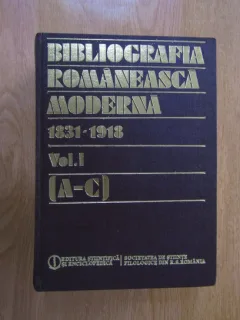 Bibliografia romaneasca moderna (4 volume)