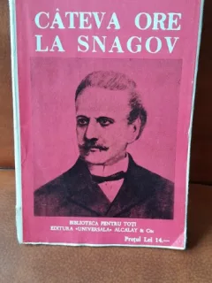 Cateva ore la Snagov - Al.I. Odobescu