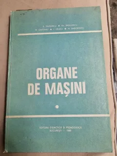 Organe de masini - D. Pavelescu  vol.1