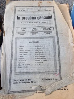 In Preajma Gandului Anul II Nr. 3-4 Martie - Aprilie 1933