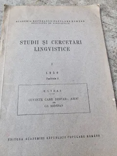 Studii si cercetari lingvistice Vol. I Fascicula 2 1950
