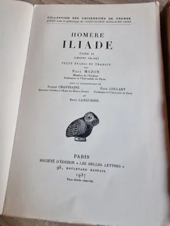Homere - Iliade. Vol. II (VII-XII), III (XIII-XVIII), IV (XIX-XXIV)