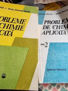 Probleme de chimie aplicata - Aristina Parota  2 volume