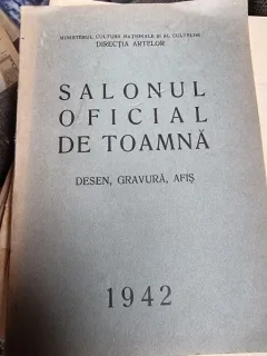Salonul oficial de toamna - Desen, gravura, afis - 1942,din biblioteca Al. Tipoia