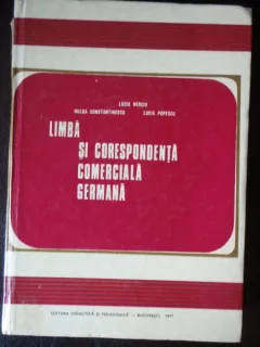 LIMBA SI CORESPONDENTA COMERCIALA GERMANA