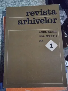 Revista Arhivelor nr.1 an XLVIII