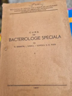 Curs de Bacteriologie speciala. parte II - N. Stamatin