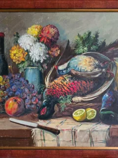 Tablou Elena Muller Stancescu - Natura statica cu vanat (pictura)