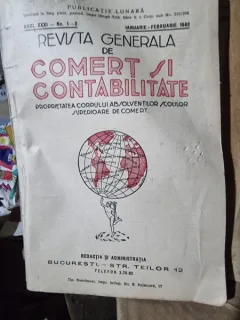 Revista generala de Comert si Contabilitate  Nr. 1-2 /1942