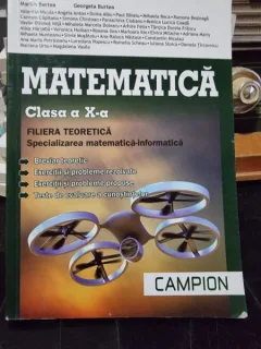Matematica clasa a X-a, filiera teoretica, specializarea matematica informatica - Marius Burtea