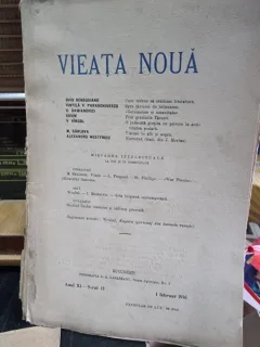 Revista Vieata Noua Nr. 12 Februarie 1916