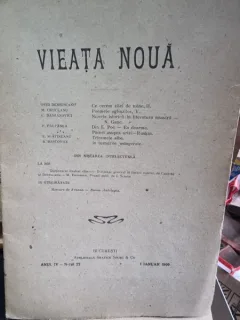 Revista Vieata Noua Nr. 22 Ianuarie 1909