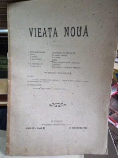Revista Vieata Noua Nr.21 decembrie 1908