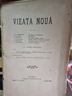 Revista Vieata Noua Nr. 10 iulie 1908