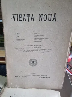 Revista Vieata Noua Nr. 21 decembrie 1911
