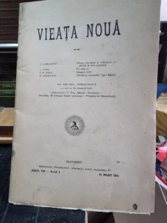 Revista Vieata Noua Nr. 3 Martie 1911