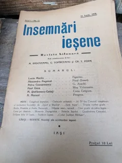 Revista Insemnari Iesene nr.12/1939