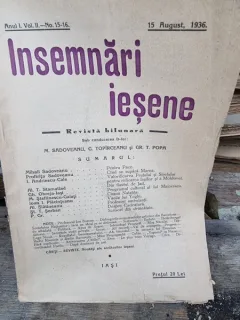 Revista Insemnari Iesene nr.15-16/1936