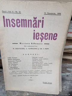 Revista Insemnari Iesene nr.22/1936