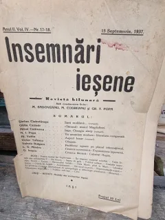 Revista Insemnari Iesene nr.17-18/1937