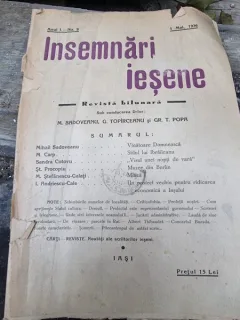 Revista Insemnari Iesene nr.9/1936