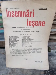 Revista Insemnari Iesene nr.13-14/1936