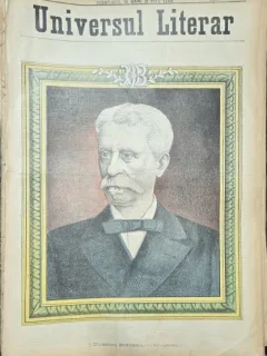 Revista Universul Literar nr.30/1897  pe coperta Dumitru Bratianau
