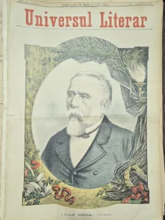 Revista Universul Literar nr.18/1897  pe coperta Ioan Ghica