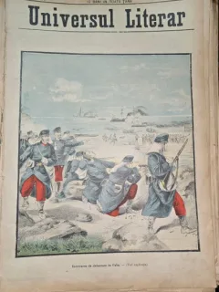 Revista Universul Literar nr.22/1898  pe coperta Incercarea de debarcare in Cuba