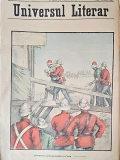 Revista Universul Literar nr.49/1899  pe coperta Executarea mahometanilor in Creta