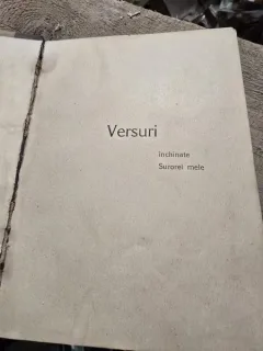 Versuri inchinate surorii mele - Ana Conta-Kernbach