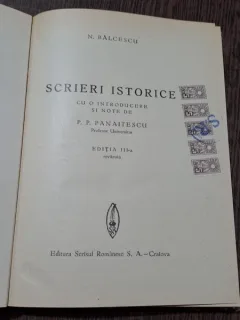Scrieri istorice - N. Balcescu