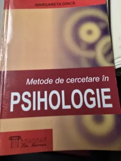 Metode de cercetare in psihologie - Margareta Dinca