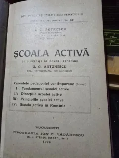 Scoala activa - I.C. Petrescu