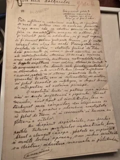 Manuscris, 5 file Artur Enasescu.