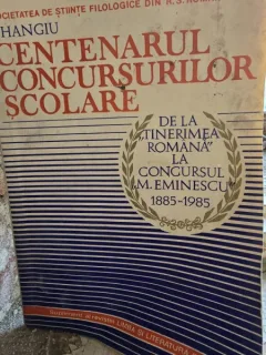 Centenarul concursurilor scolare - Hangiu