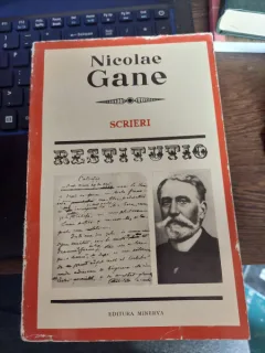 NICOLAE GANE -SCRIERI -COLECTIA RESTITUTIO 1979