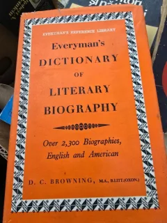 Everymans dictionary of literary biography