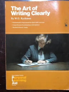 The art of writing clearly - W.G. Ryckman