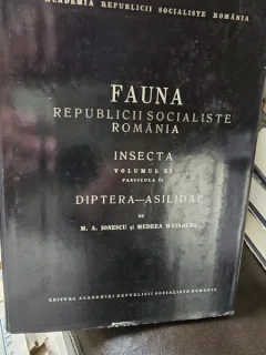 Fauna Republicii Socialiste Romania - Insecta - Vol. XI Fascicula 11 Diptera - Asilidae - M. A. Ionescu, Medeea Weinberg
